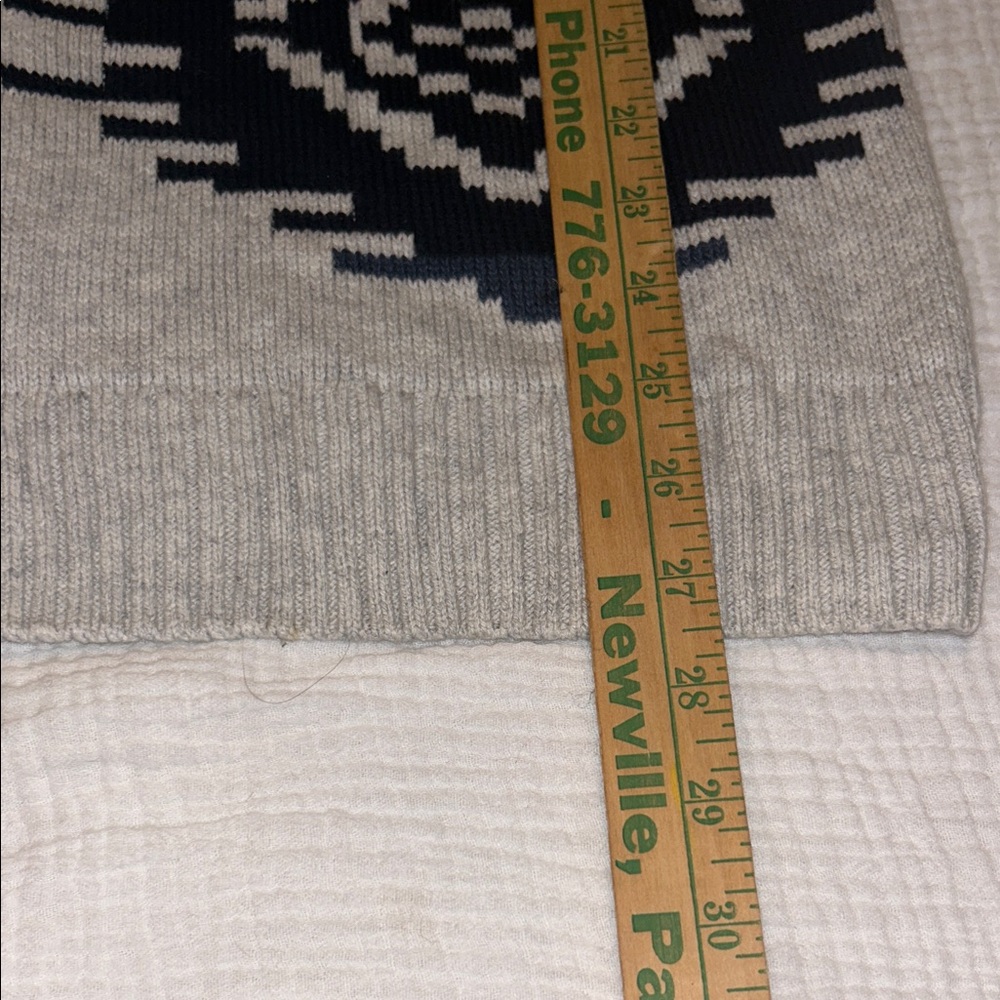 Urban Pipeline Men’s Sweater Cardigan Large Gray & Brown Cowl Aztec Southwestern - Picture 15 of 16